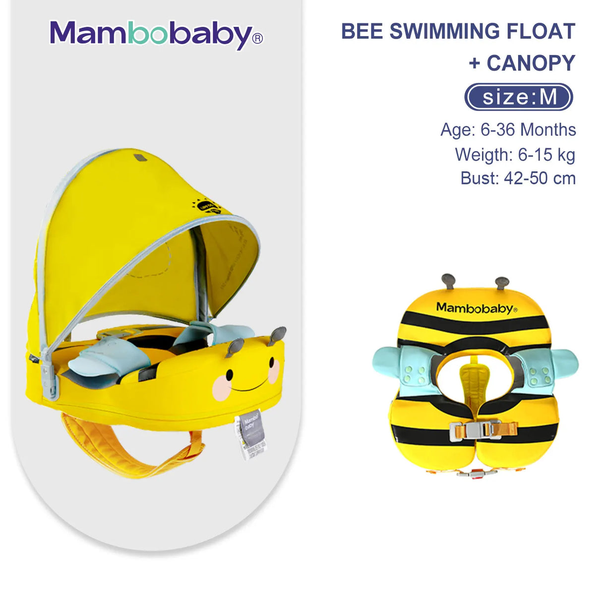 Baby Float Crotch Strap & Inflation-free Solid Core
