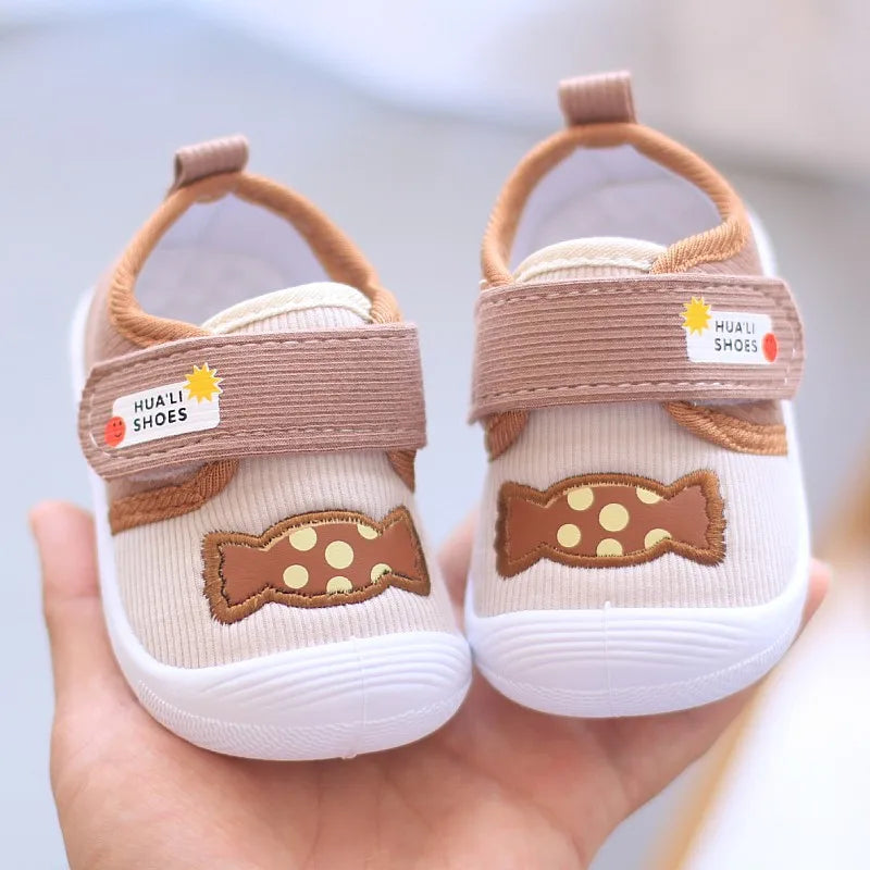 Baby Girl Boy Shoes First Walkers Cotton Soft