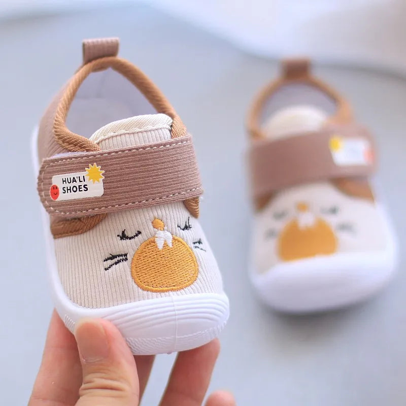 Baby Girl Boy Shoes First Walkers Cotton Soft