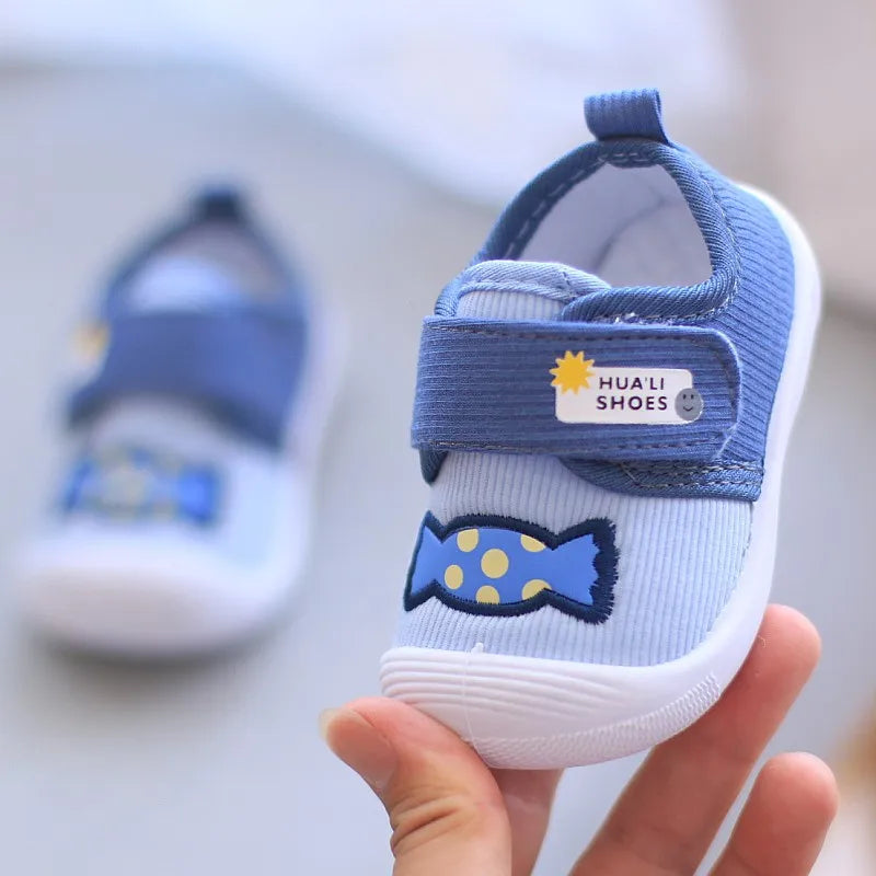 Baby Girl Boy Shoes First Walkers Cotton Soft