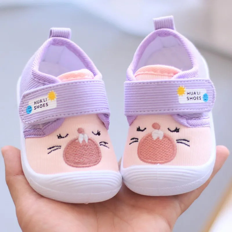 Baby Girl Boy Shoes First Walkers Cotton Soft