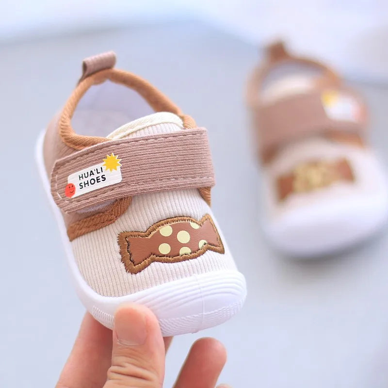 Baby Girl Boy Shoes First Walkers Cotton Soft