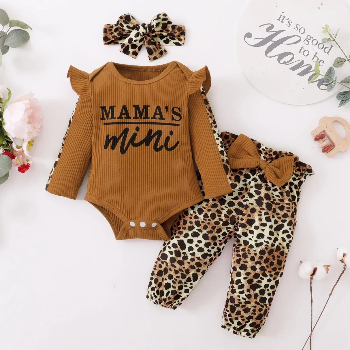 Baby Girl Clothes Newborn Infant Autumn 3Pcs Set