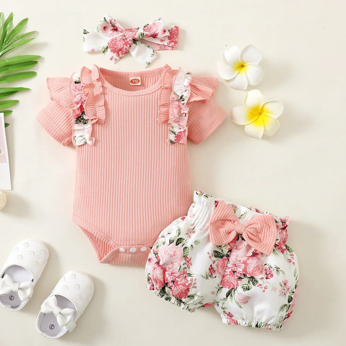 Baby Girl Clothes Newborn Infant Autumn 3Pcs Set