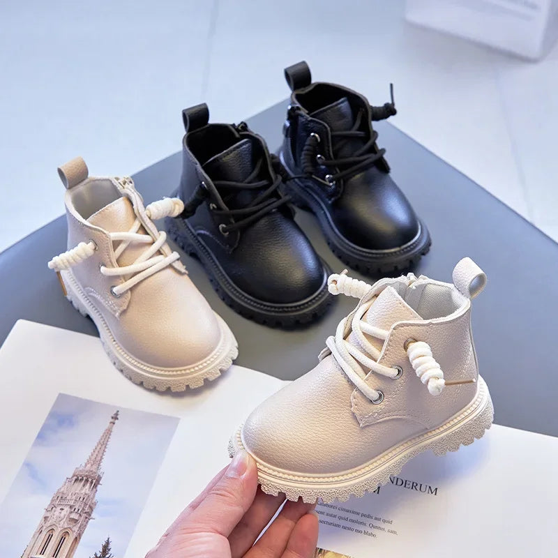 Baby Kids Short Boots Boys Shoes Autumn Winter