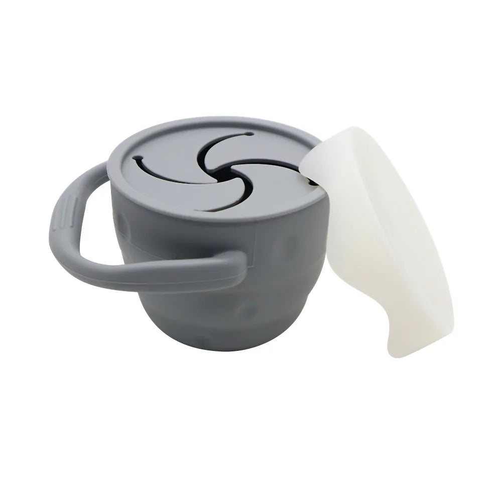 Baby Kids Silicone Snack Cup Food Storage Box