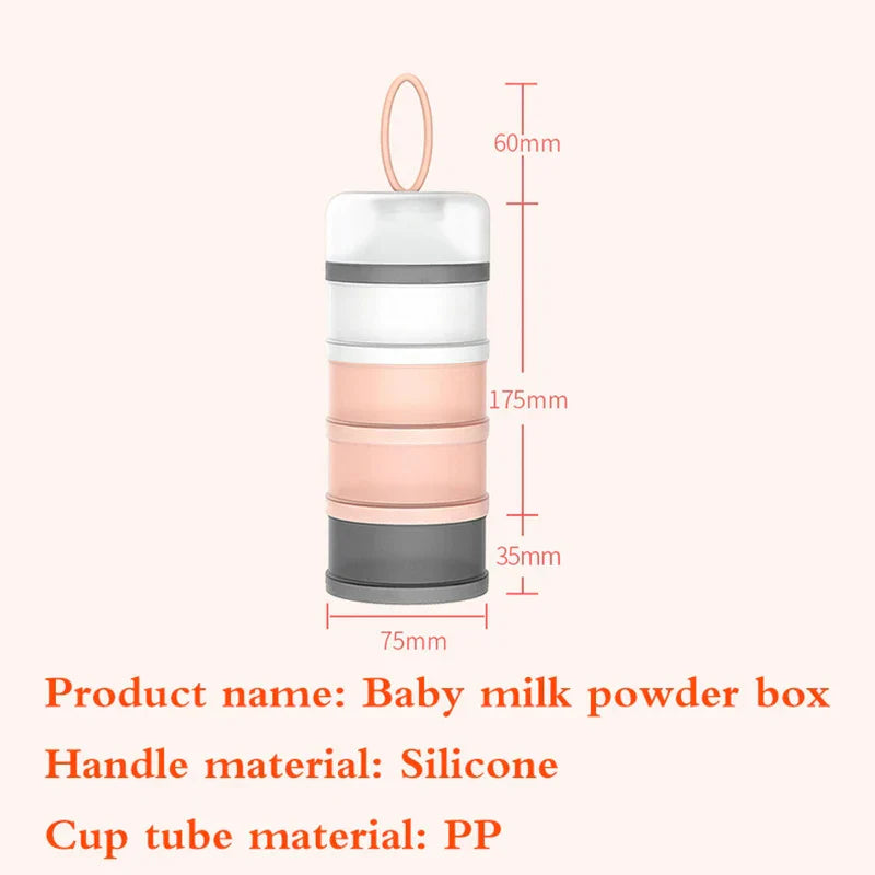 Baby Milk Powder Dispenser, Non-Spill Smart Stackable Baby