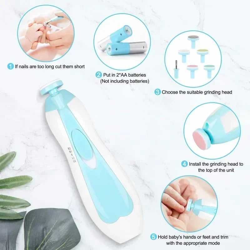 Baby Nail Care Tools Kids Electric Nail Trimmer