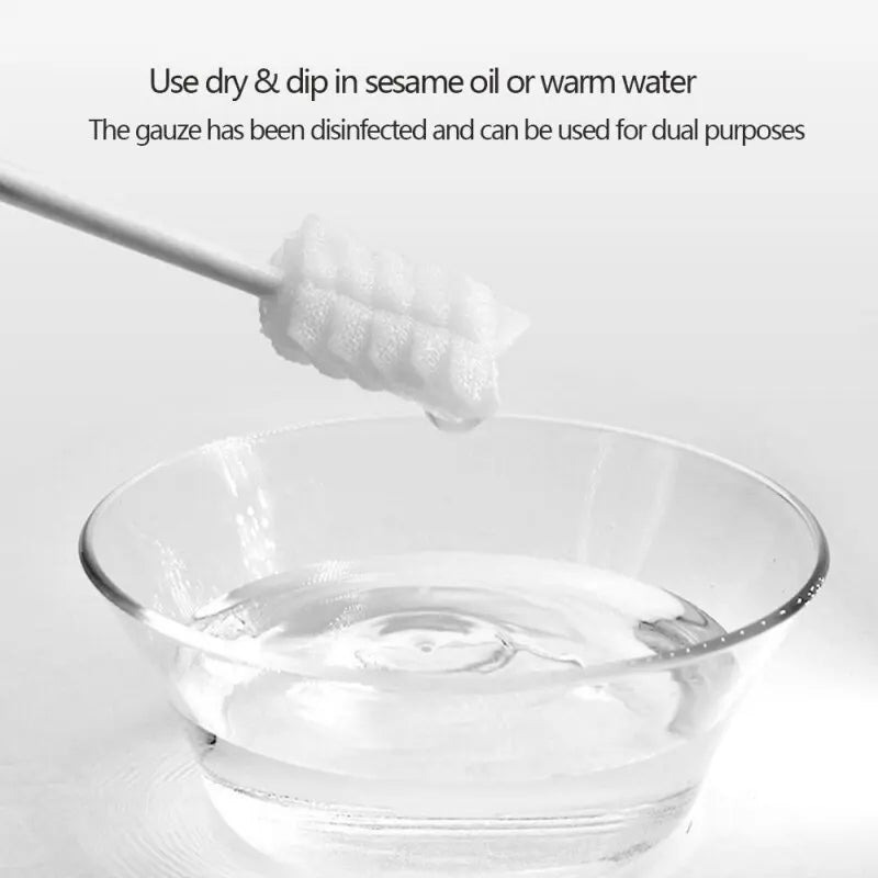 Baby Oral Disposable Cleaner Newborn Milk Teeth Gauze