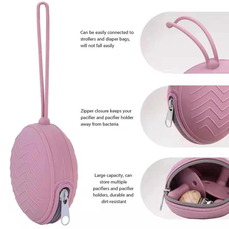 Baby Pacifier Storage Box Food Grade Silicone Storage