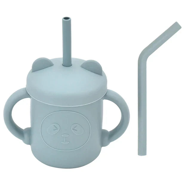 Baby Silicone Sippy Cups BPA-Free Portable Storage Snack