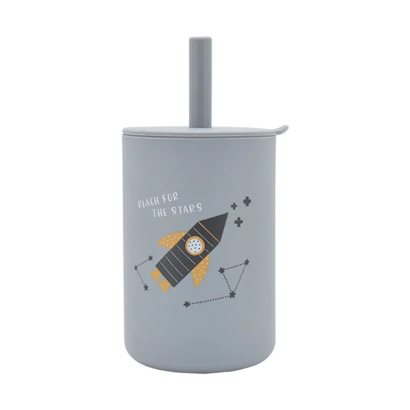 Baby Silicone Sippy Cups BPA-Free Portable Storage Snack