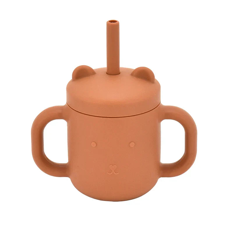 Baby Silicone Sippy Cups BPA-Free Portable Storage Snack