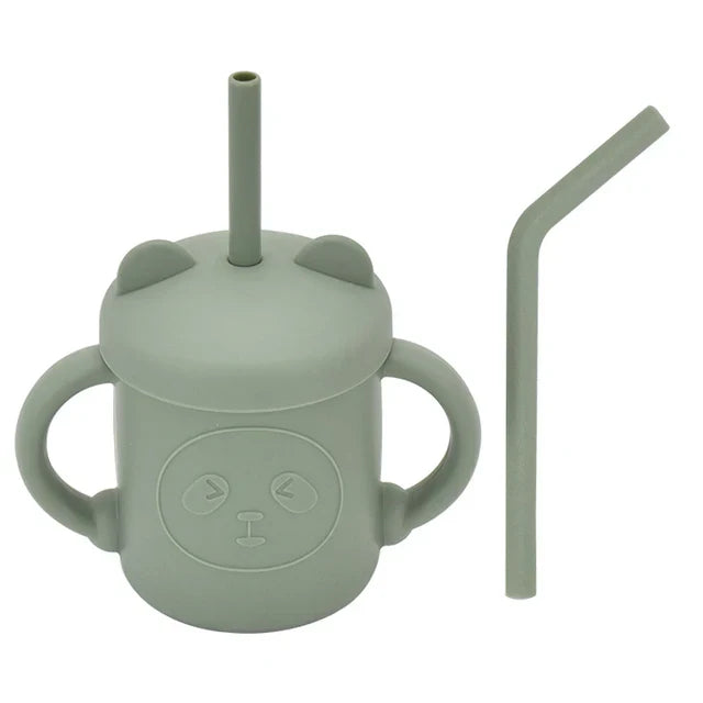 Baby Silicone Sippy Cups BPA-Free Portable Storage Snack
