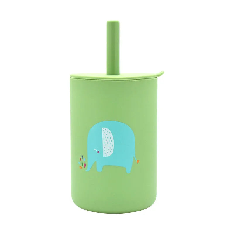 Baby Silicone Sippy Cups BPA-Free Portable Storage Snack