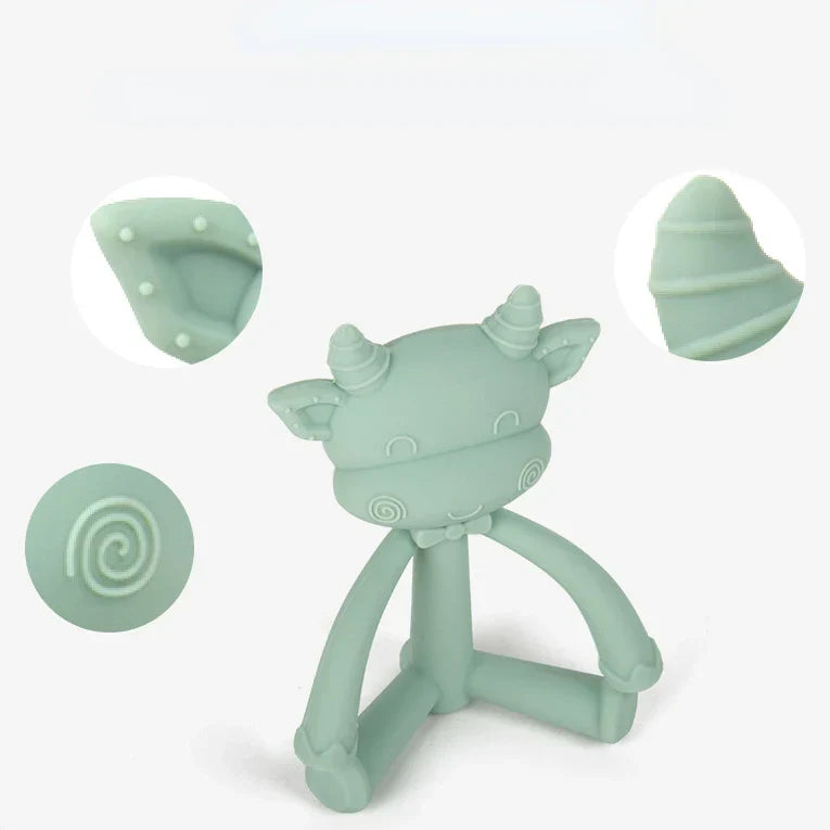 Baby Silicone Training Toothbrush BPA Free Safe Toddle