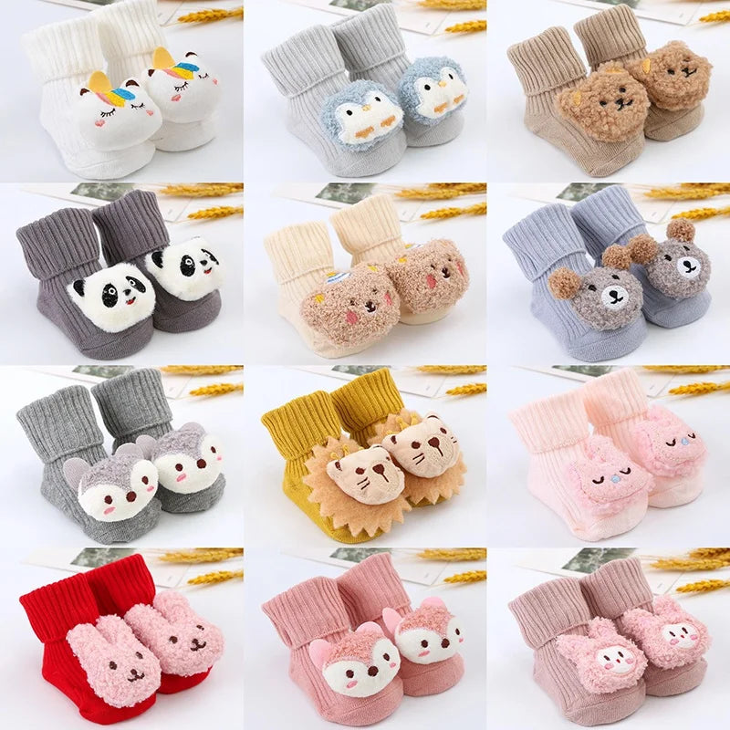 Baby Socks Newborn Infant Cute Cartoon Cotton Socks