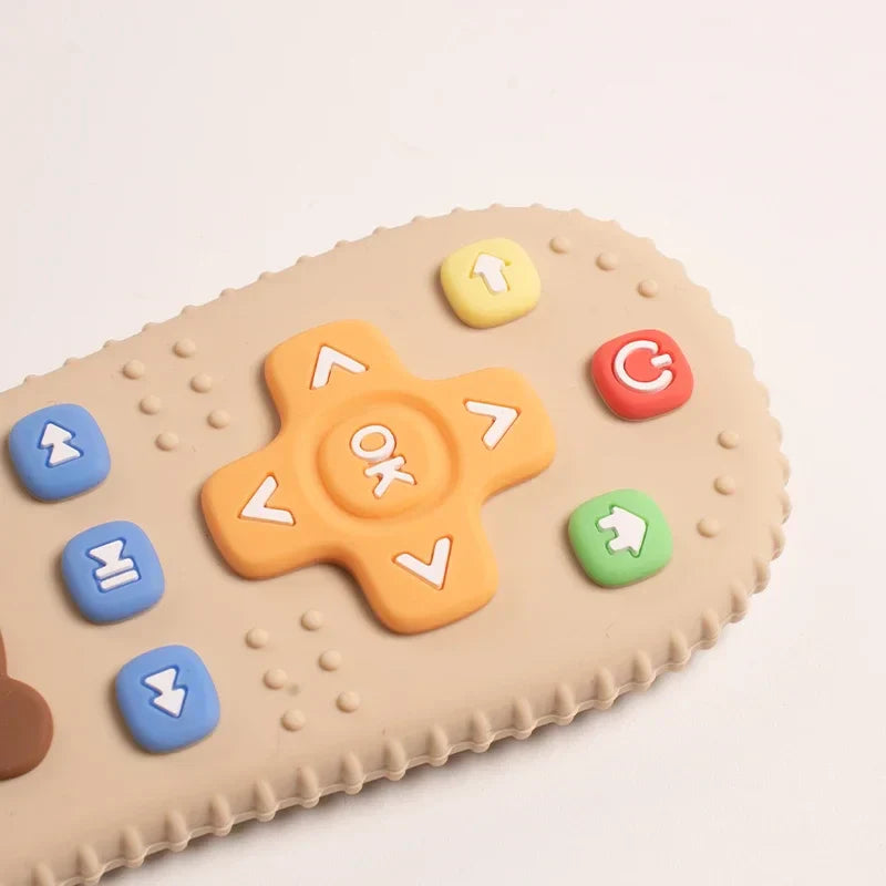 Baby Soft Silicone Remote Control Teether Food Grade