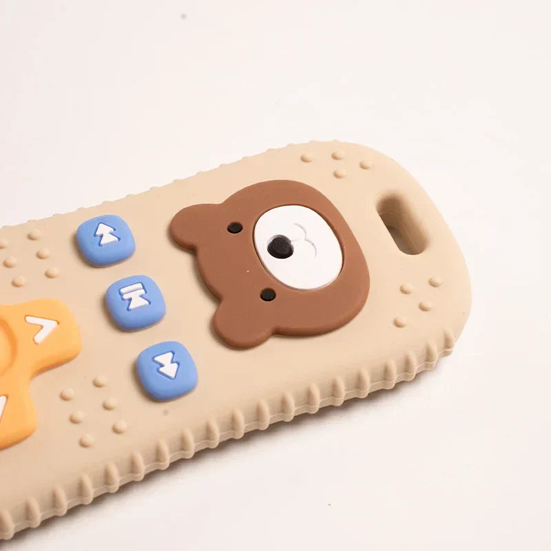 Baby Soft Silicone Remote Control Teether Food Grade