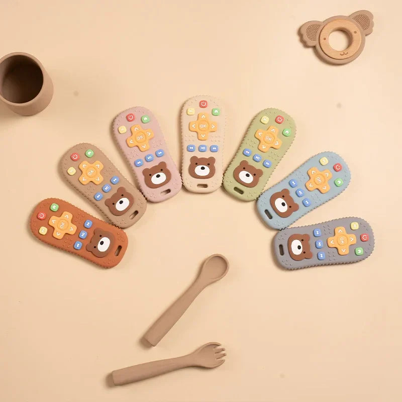 Baby Soft Silicone Remote Control Teether Food Grade