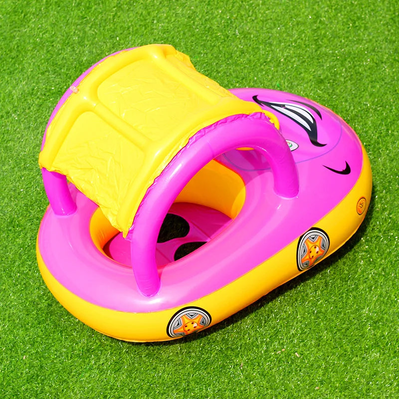 Baby Swim Ring Sunshade Steering Wheel Floating Summer