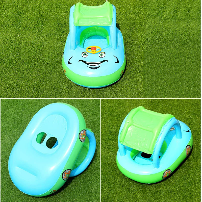 Baby Swim Ring Sunshade Steering Wheel Floating Summer
