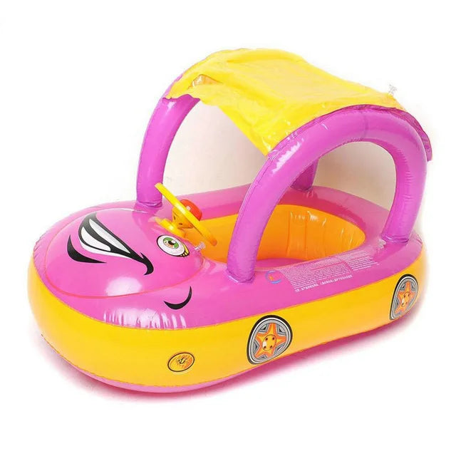 Baby Swim Ring Sunshade Steering Wheel Floating Summer