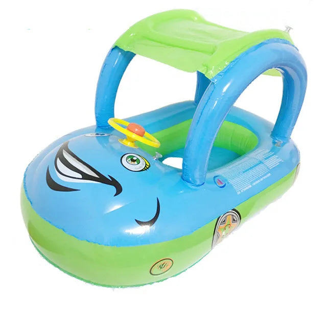 Baby Swim Ring Sunshade Steering Wheel Floating Summer