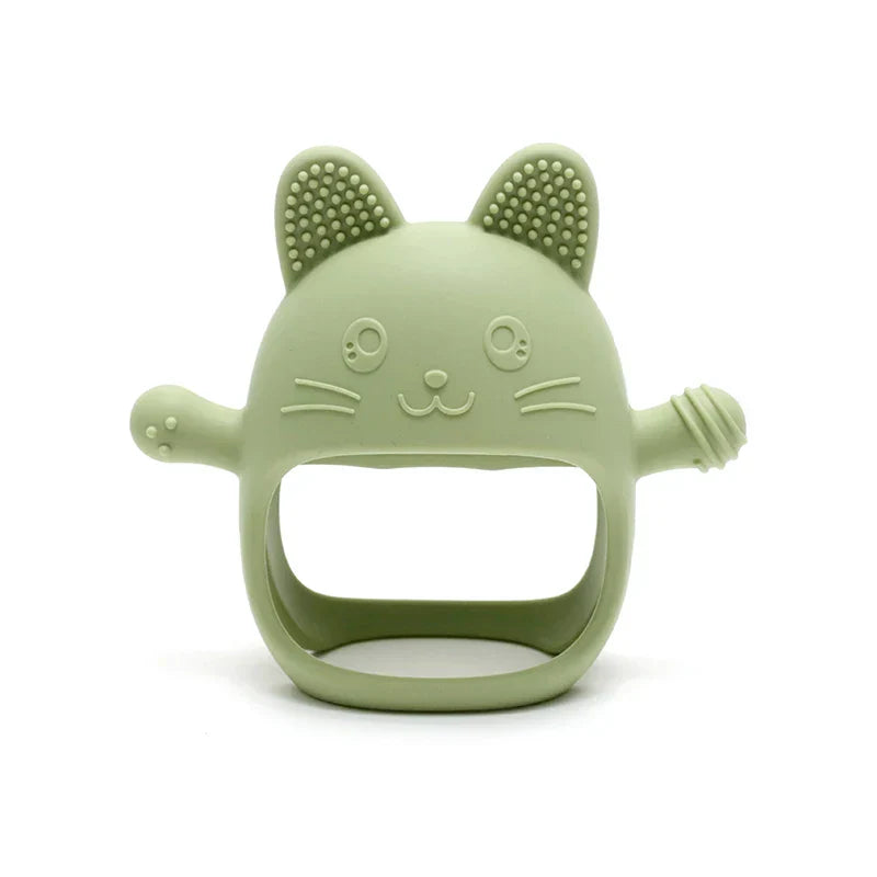 Baby Teether Gloves Kids Teething Silicone Dental Care