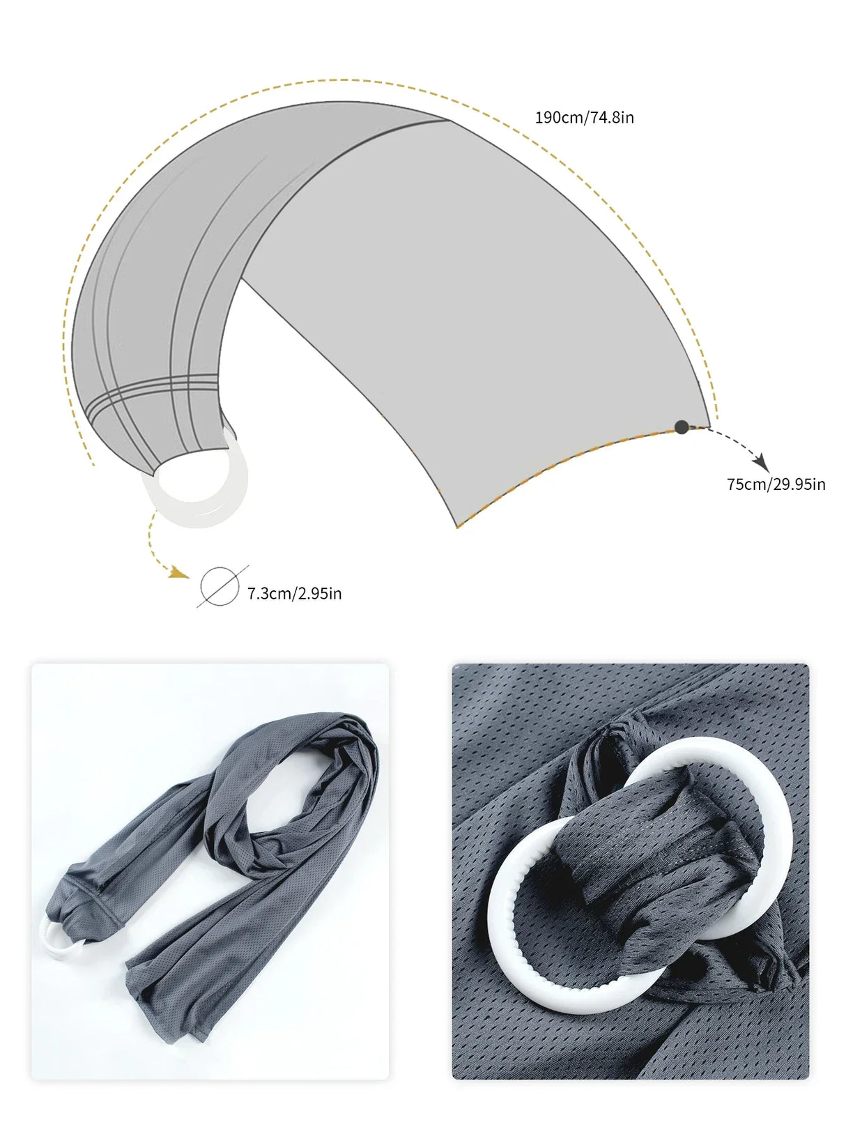 Baby Water Ring Sling Carrier | Lightweight Breathable