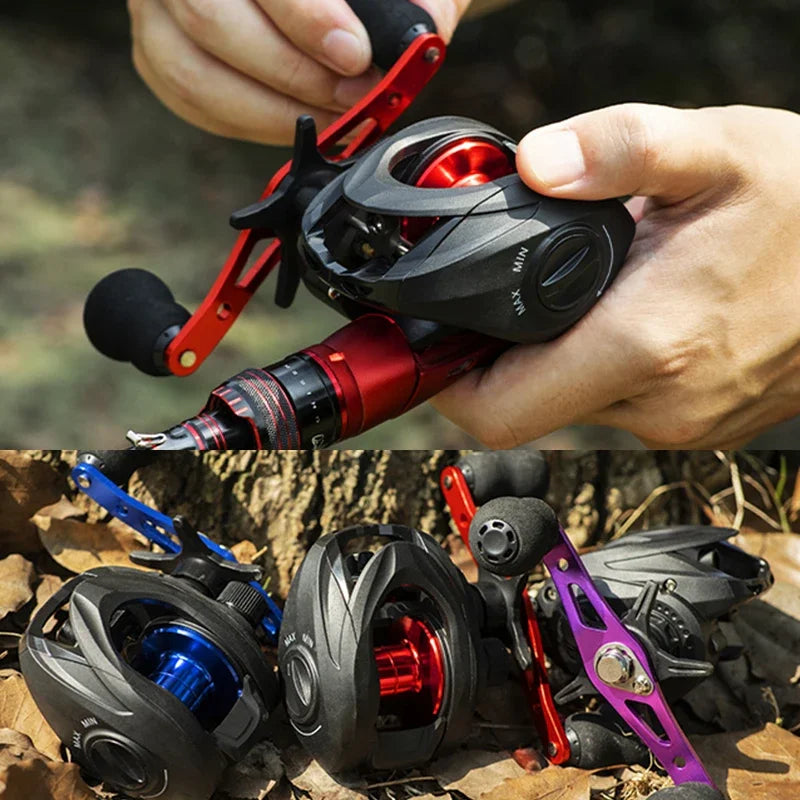 Baitcasting Reel 7.2:1 High Speed Long Shoot Prevent