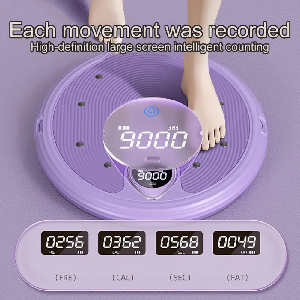 Balance Board Disc Digital Display Screen Waist Twisting