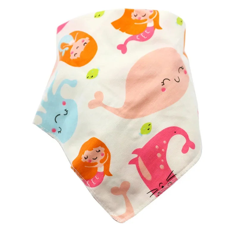 Bandana Bibs Baby Cotton Babador Feeding Smock Infant
