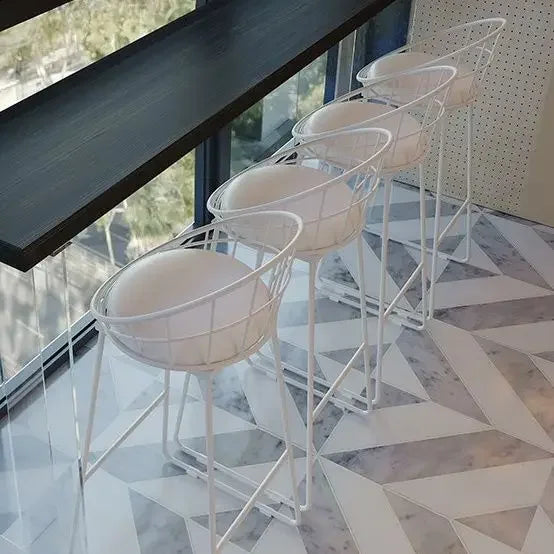 Bar Table Balcony Acrylic Suspension Table Bar Against