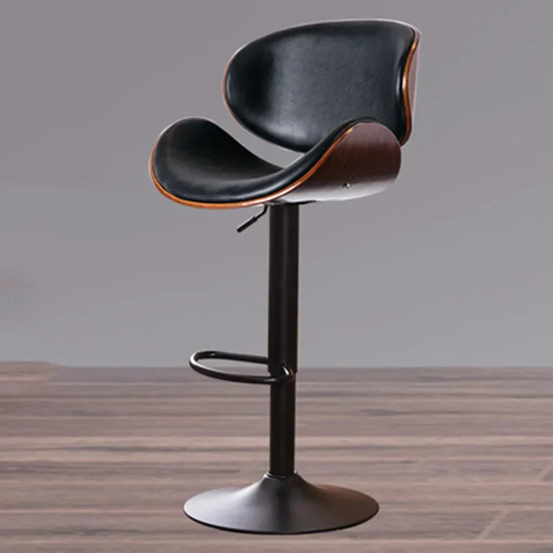 Bar chair modern simple home back high stool