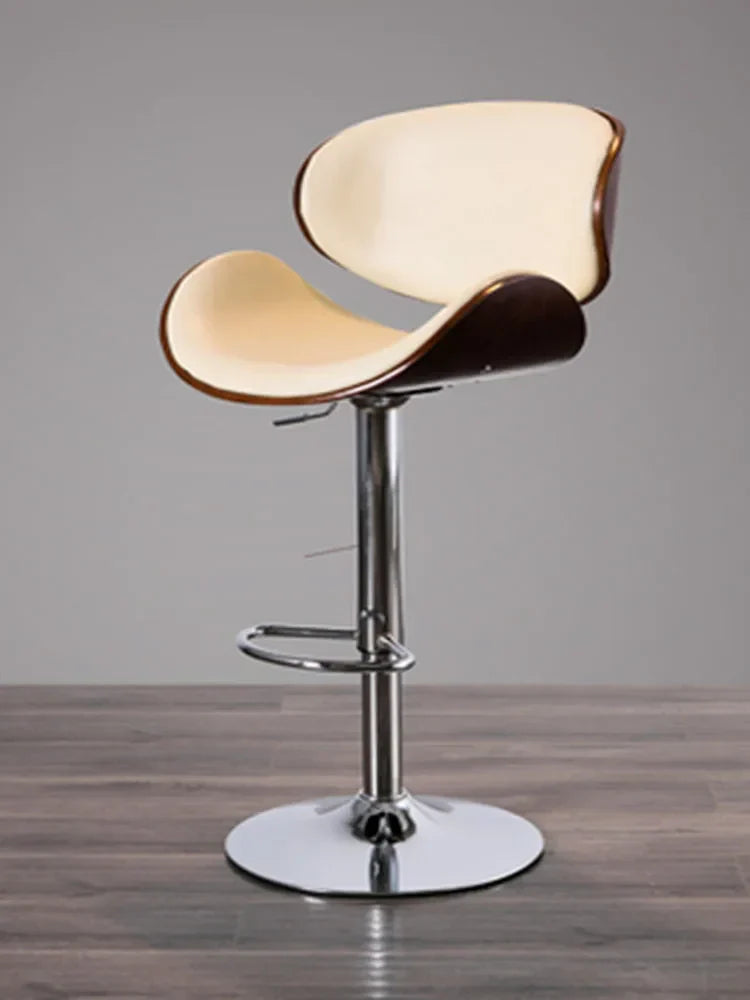 Bar chair modern simple home back high stool