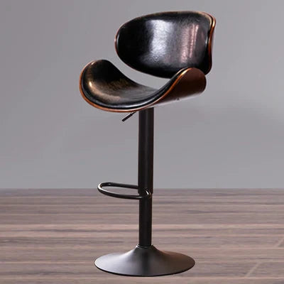 Bar chair modern simple home back high stool