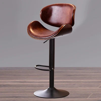Bar chair modern simple home back high stool