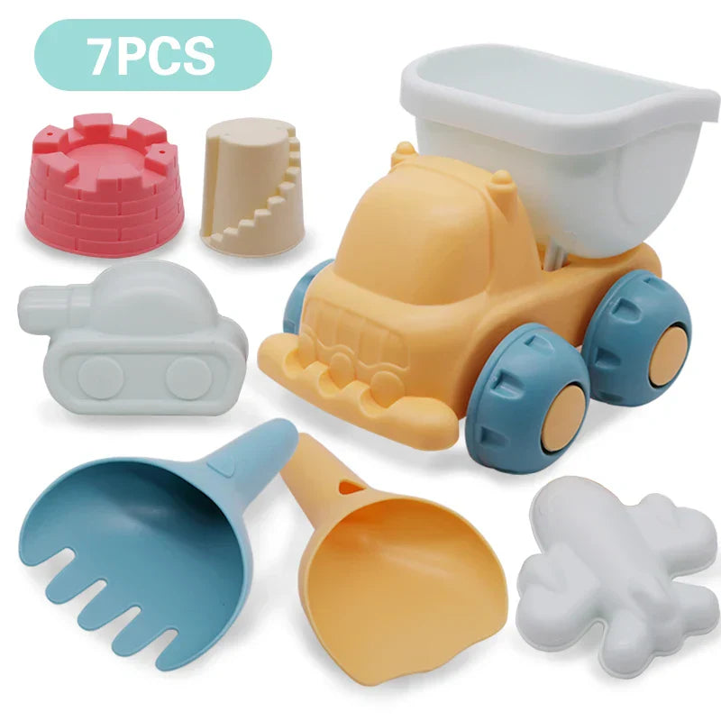 Beach Toys Kids 5-17pcs Baby Beach Game Toys