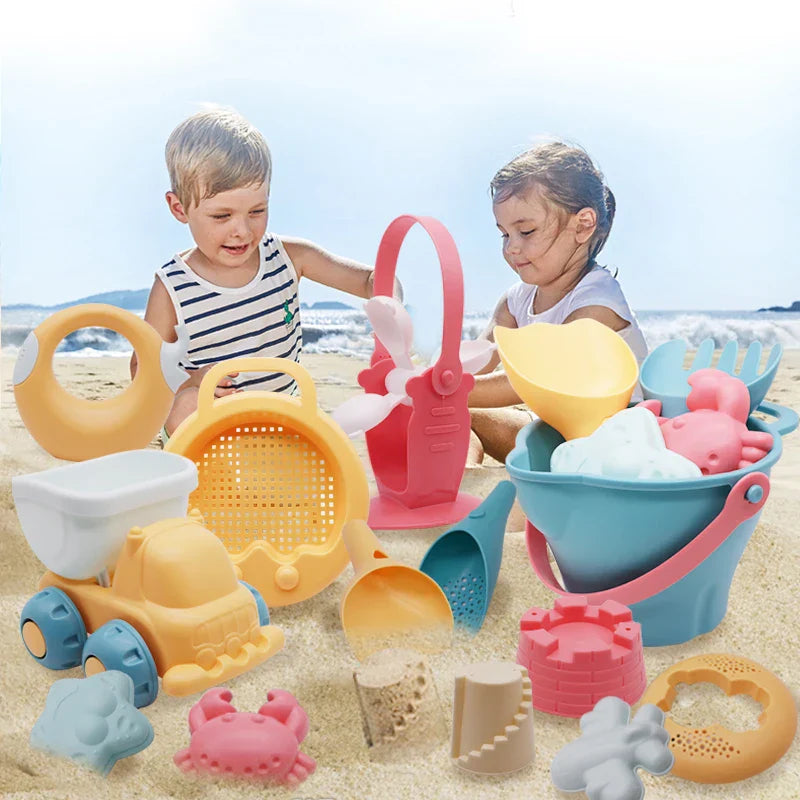 Beach Toys Kids 5-17pcs Baby Beach Game Toys