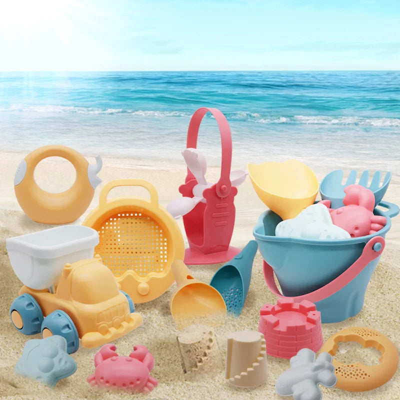 Beach Toys Kids 5-17pcs Baby Beach Game Toys