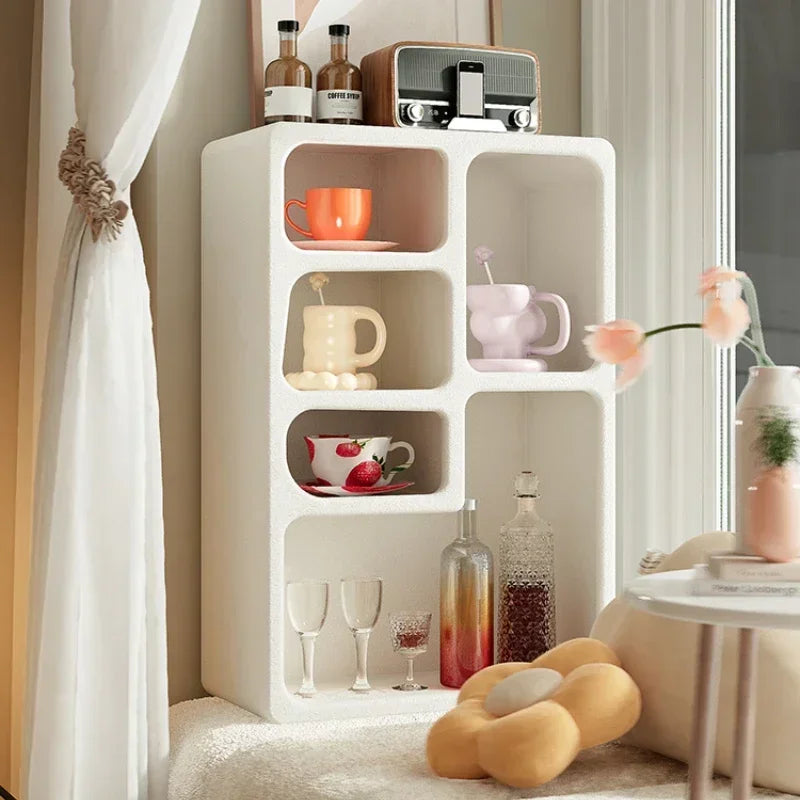 Bedroom Bedside Table Nightstands White Cabinet Wooden Tea