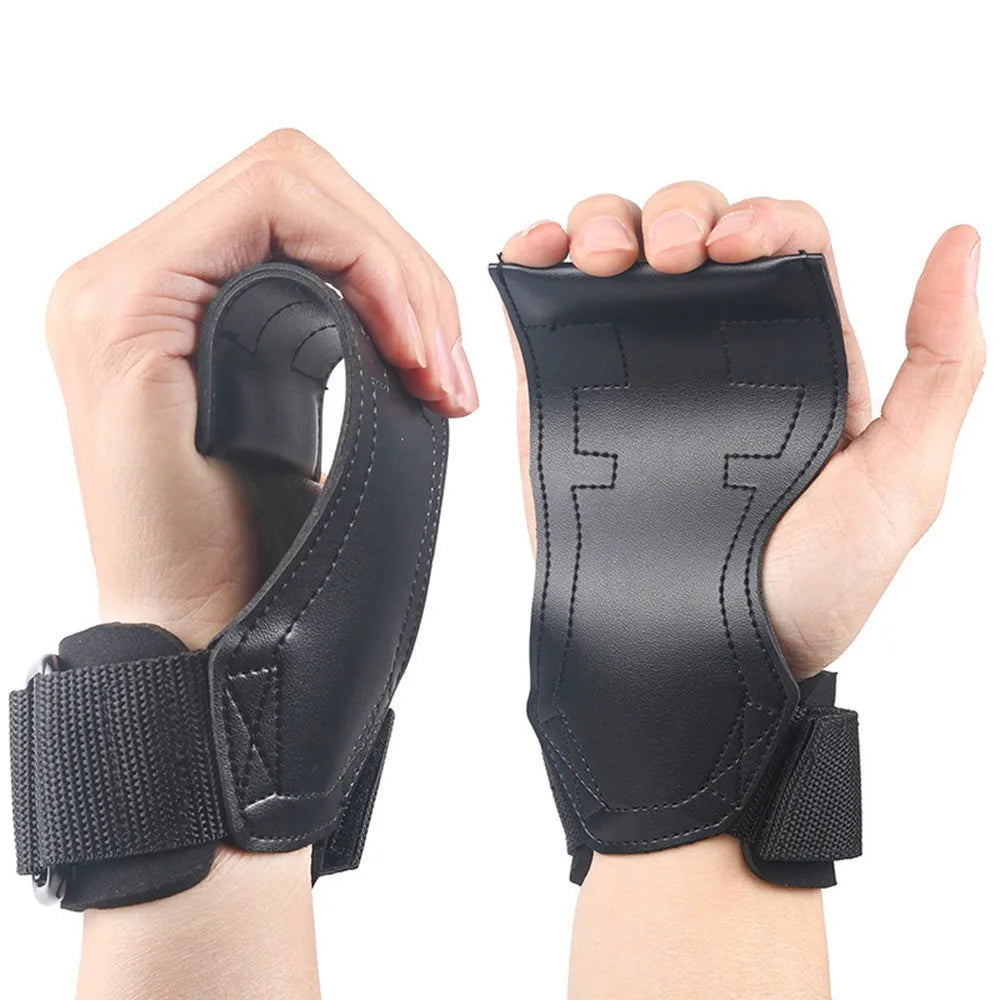Bench Press Weight Lifting Wrist Hooks Straps PVC