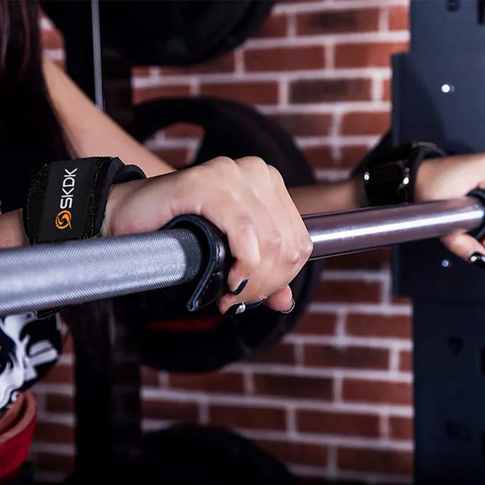 Bench Press Weight Lifting Wrist Hooks Straps PVC