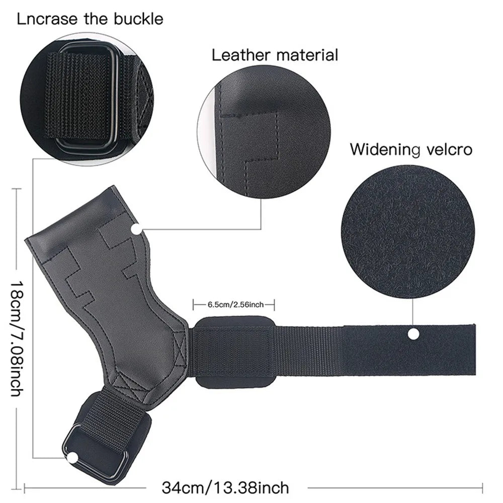 Bench Press Weight Lifting Wrist Hooks Straps PVC