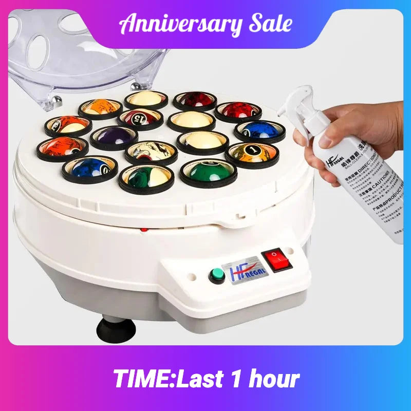 Billiard Ball Cleaner Machine Pool 22 Balls 16