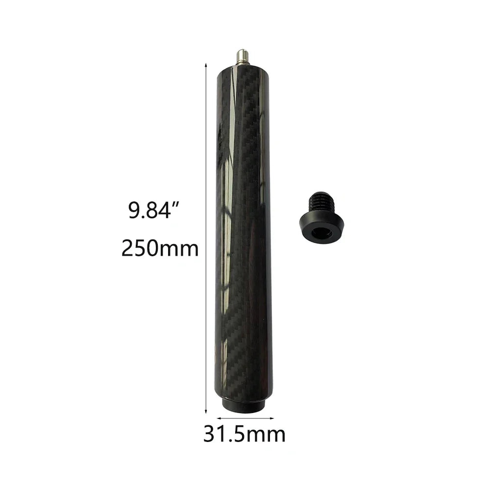 Billiard Extension Carbon Fiber 3K Pattern 7in 2in