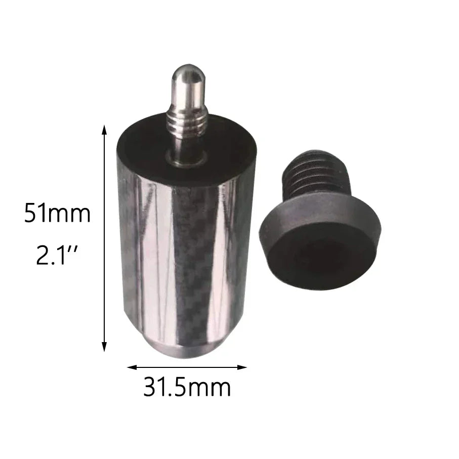 Billiard Extension Carbon Fiber 3K Pattern 7in 2in