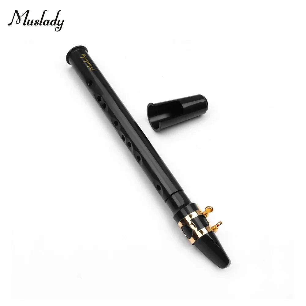 Black Mini Pocket Saxophone Portable Little Sax with