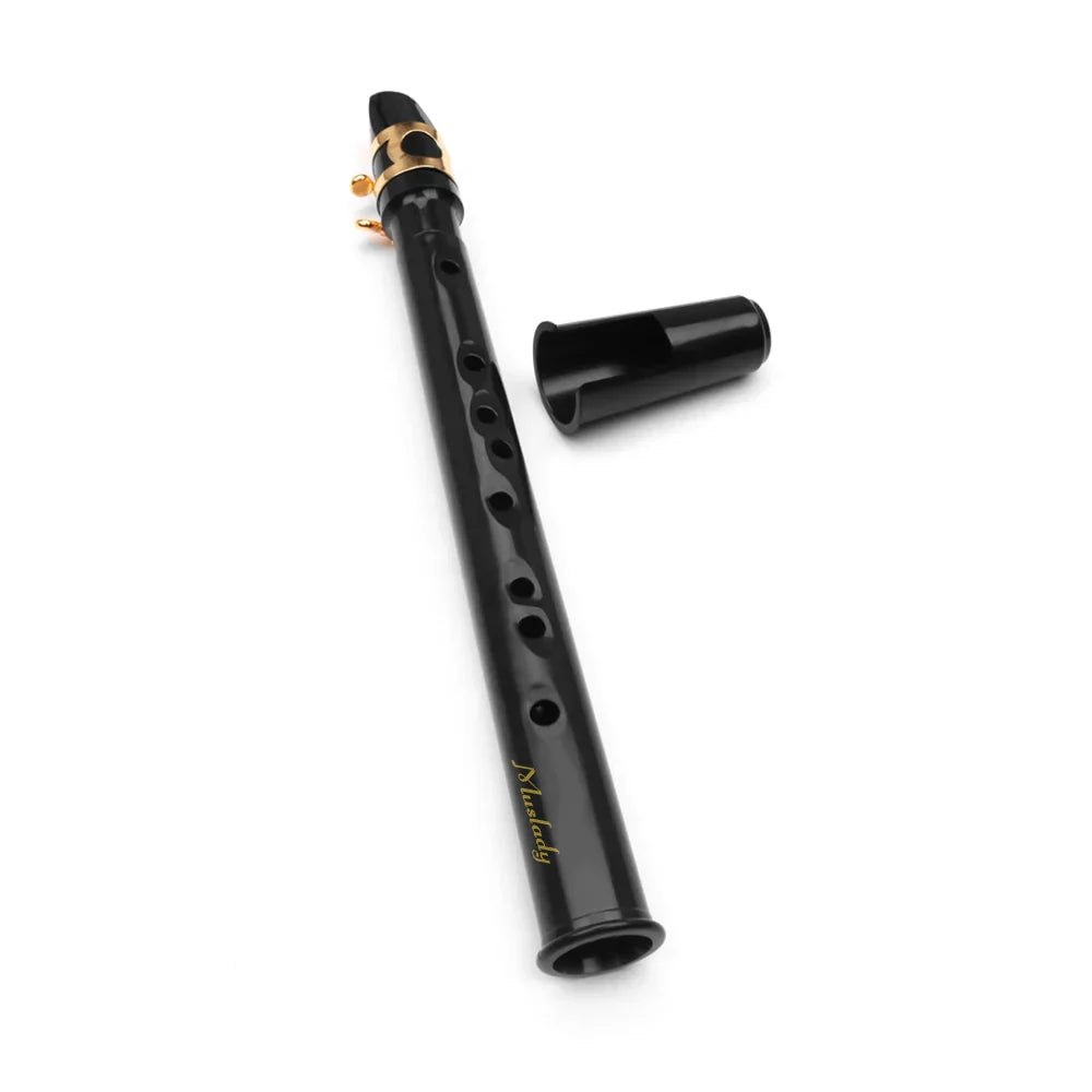 Black Mini Pocket Saxophone Portable Little Sax with